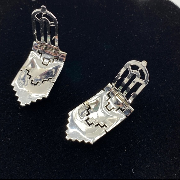 Shoe Clips Rhinestone Shiny Sparkly Chevron Motif - Picture 4 of 8